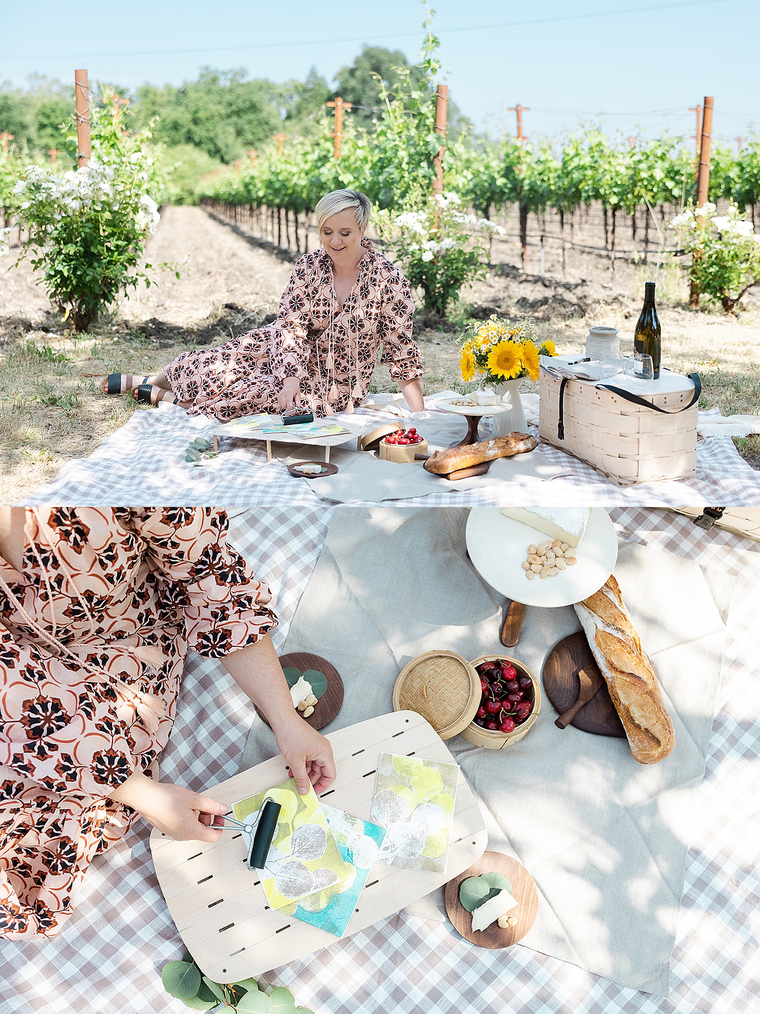 Creative Experience Company has picnic at winery