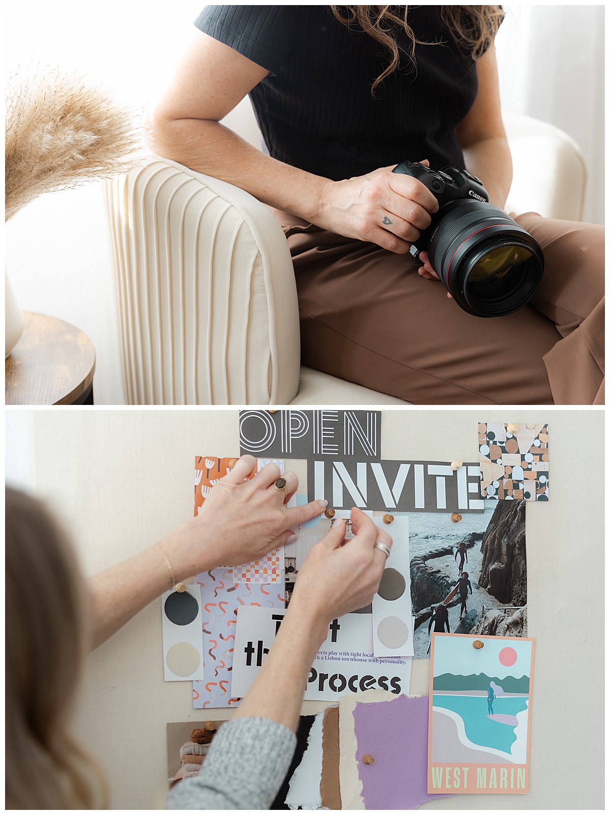 Fun details during brand photoshoot by San Francisco brand photographer