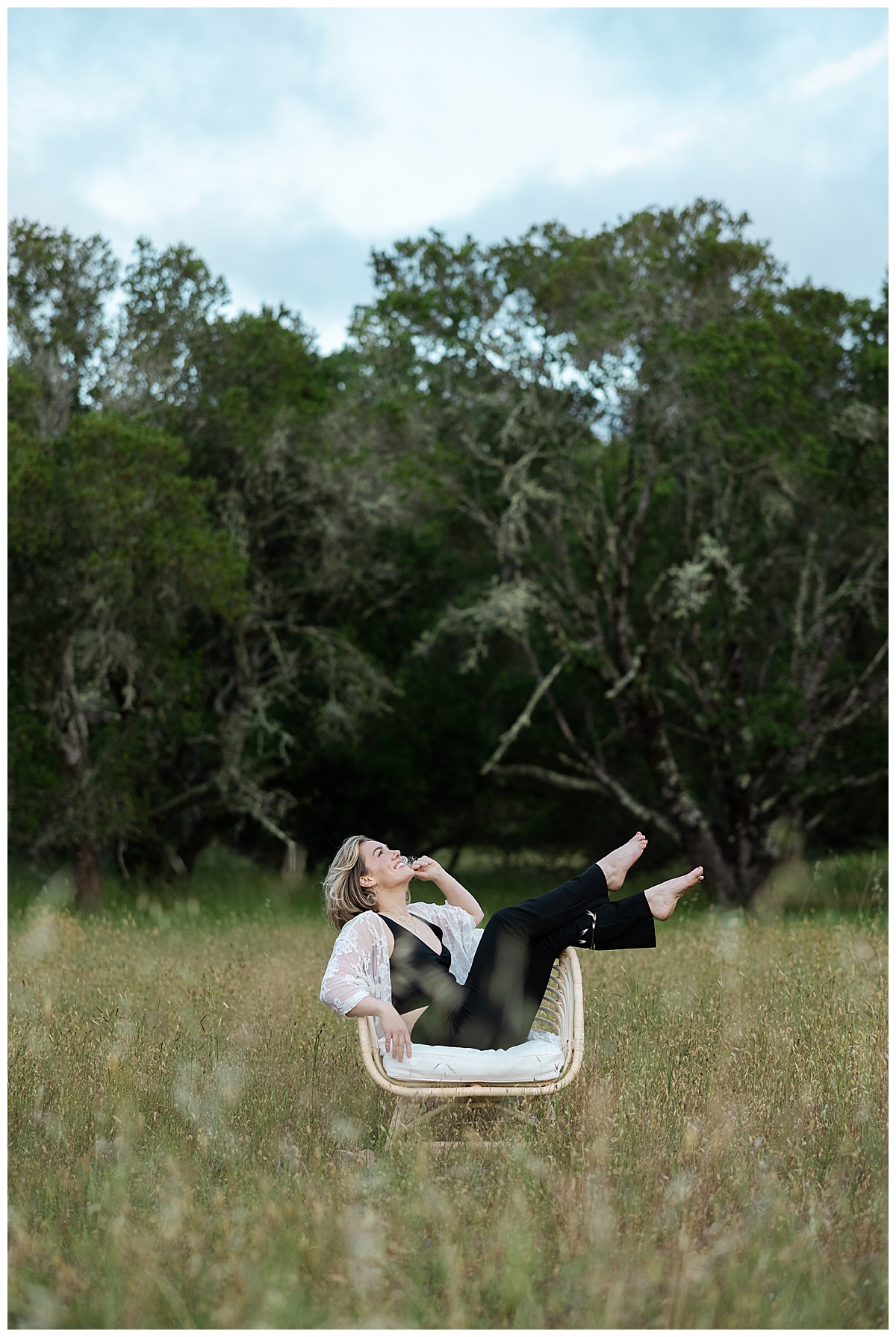 Adult sits on the chair for San Francisco Brand Photographer