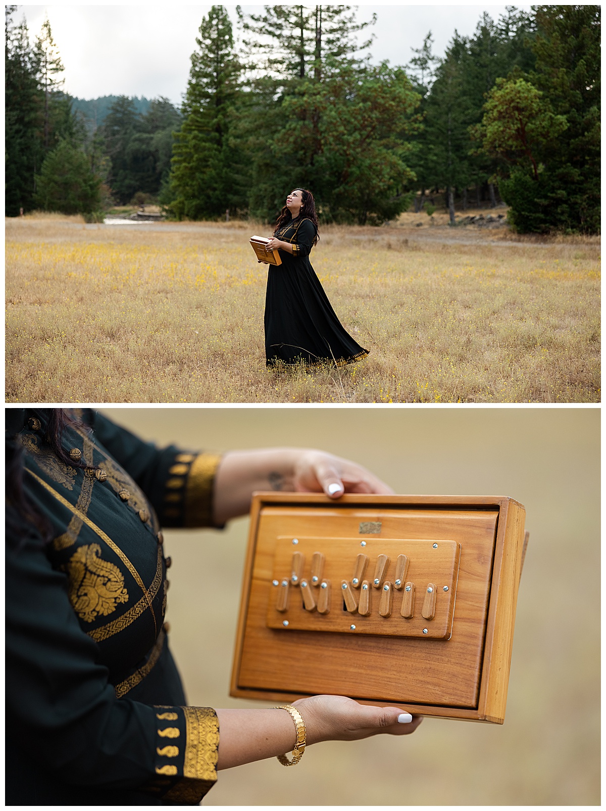 Woman stands in a field for San Francisco Brand Photographer